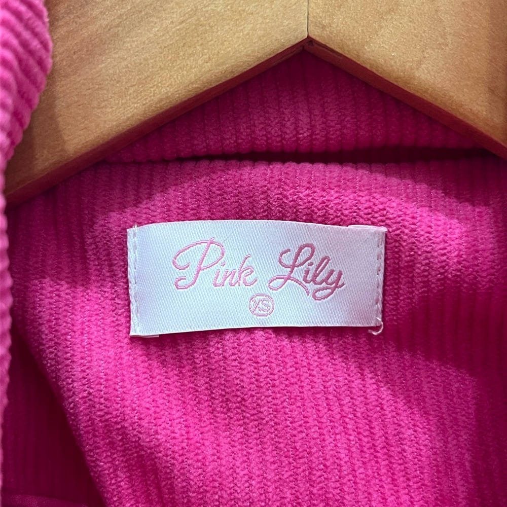 Pink Lily Deep Pink Puff Jacket - Picture 4 of 7
